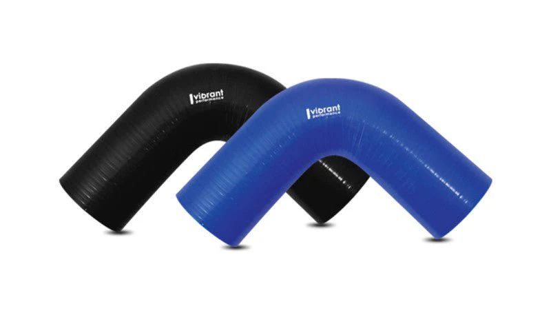 Vibrant 90 Degree Silicone Elbow 3.125in ID x 3.50in Leg Length - Black - Image 3