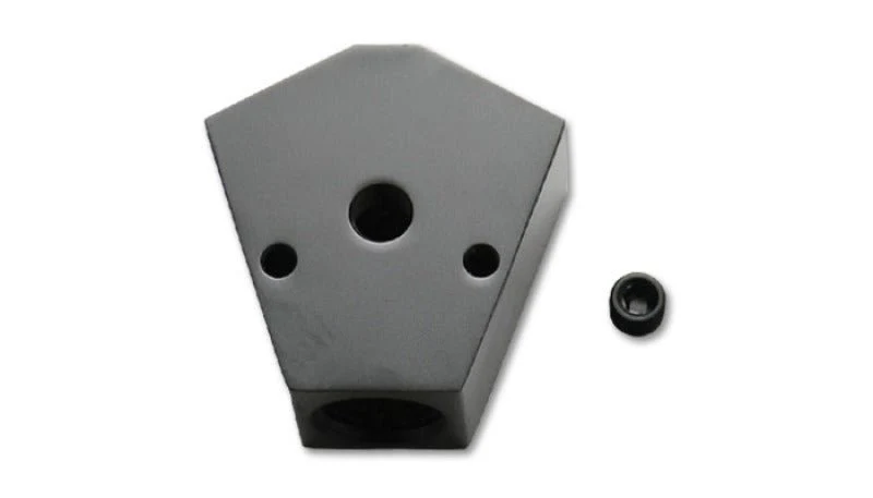 Vibrant Billet Aluminum Y-Block Fitting with 1/8in NPT Port - 3/8in NPT x 3/8in NPT x 3/8in NPT - Image 2