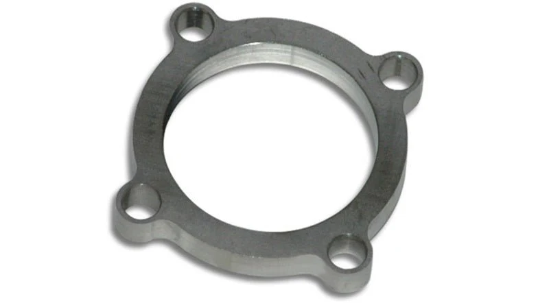 Vibrant GT series / T3 Discharge Flange (4 Bolt) with 2.5in Inlet ID Mild Steel 1/2in Thick - Image 2