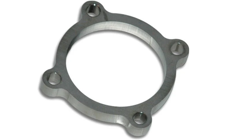 Vibrant GT series / T3 Discharge Flange (4 Bolt) with 3in Inlet ID Mild Steel 1/2in Thick - Image 2
