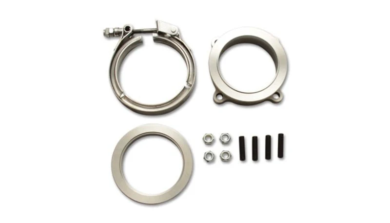Vibrant GT Series Turbo Adapter 3in 4 Bolt to 3in V-Band Flange w/ V-Band & V-Band Clamp - Image 3