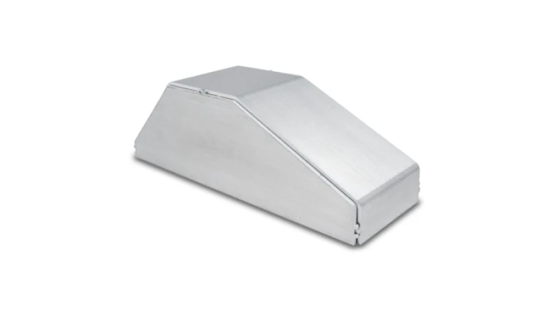 Vibrant I/C End Tank 3.5in Wide 11in Long 3.5in Tall Use w/ Horizontal I/C Core 12835 - 5052 Alum - Image 2