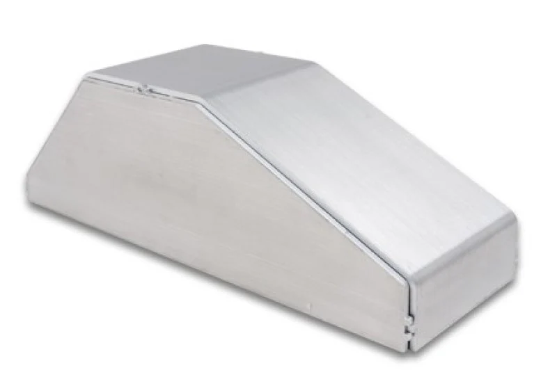 Vibrant I/C End Tank 3.5in Wide 11in Long 3.5in Tall Use w/ Horizontal I/C Core 12835 - 5052 Alum - Image 3