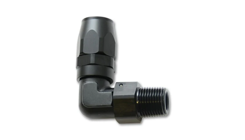 Vibrant Male NPT 90 Degree Hose End Fitting -8AN - 1/2 NPT - Image 2