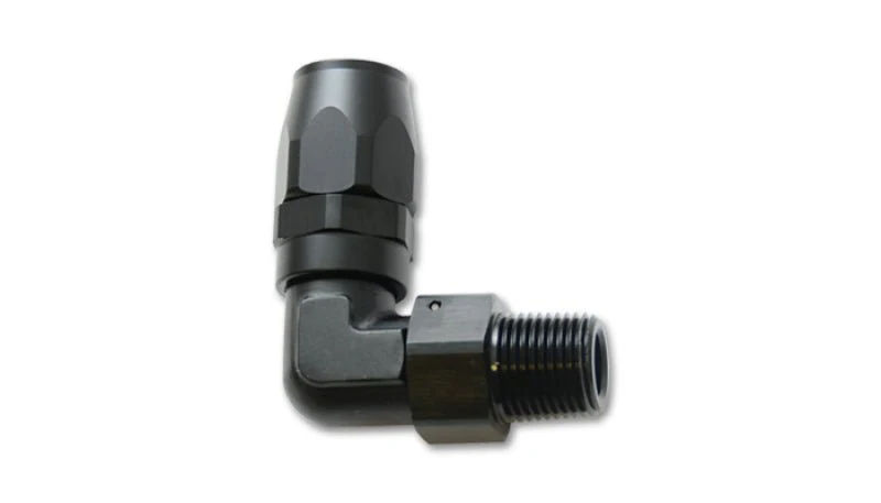 Vibrant Male NPT 90 Degree Hose End Fitting -8AN - 1/4 NPT - Image 5