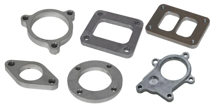 Vibrant Mitsubishi EVO 789 and X Turbo Inlet Flange Mild Steel 1/2in Thick (Drilled Holes) - Image 5