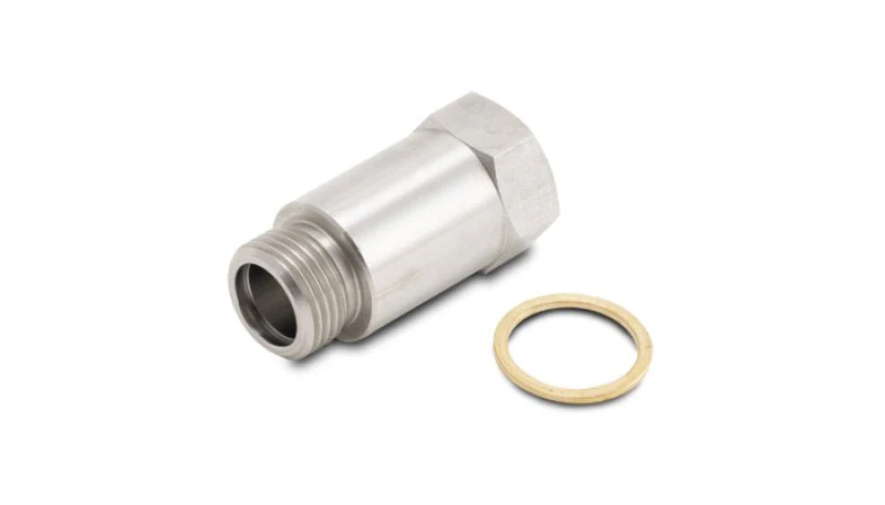 Vibrant O2 Sensor Fitting (T304 SS) and Brass Washer - Image 2