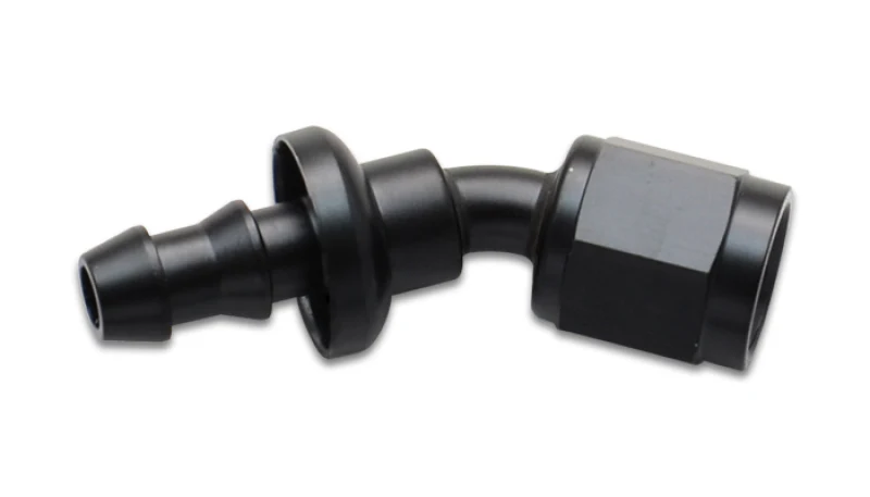 Vibrant Push-On 30 Degree Hose End Elbow Fitting Size -4AN - Image 2