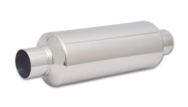 Vibrant SS Resonator (Standard Design) 2.5in inlet/outlet x 18in long w/ 5in OD resonator body - Image 2