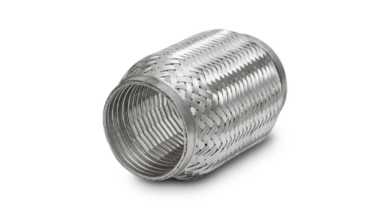 Vibrant SS Turbo FLEX Coupling with Interlock Liner 3in inlet/outlet x 8in long - Image 2