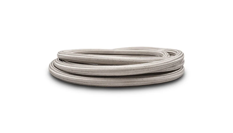 Vibrant Stainless Steel Braided Flex Hose w/PTFE Liner AN -16 (10ft Roll) - Image 3