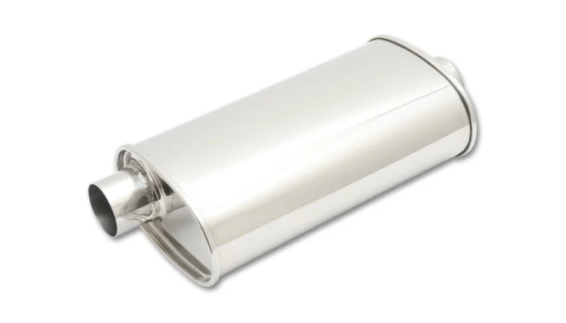 Vibrant StreetPower Oval Muff 5in x 9in x 15in long body 2.25in in I.D. x 2.25in out Offset-Center - Image 2