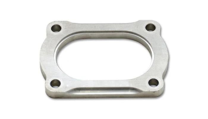 Vibrant T304 SS 4 Bolt Flange for 4in O.D. Oval tubing - Image 3