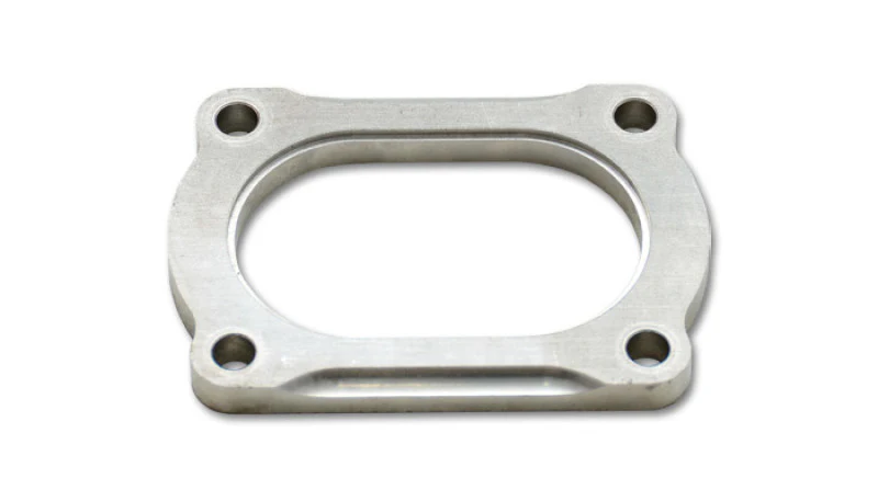 Vibrant T304 SS 4 Bolt Flange for 4in O.D. Oval tubing - Image 4