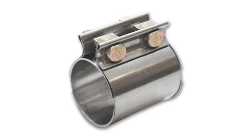 Vibrant TC Series Heavy Duty SS Exhaust Sleeve Butt Joint Clamp for 2.5in O.D. Tubing - Image 3
