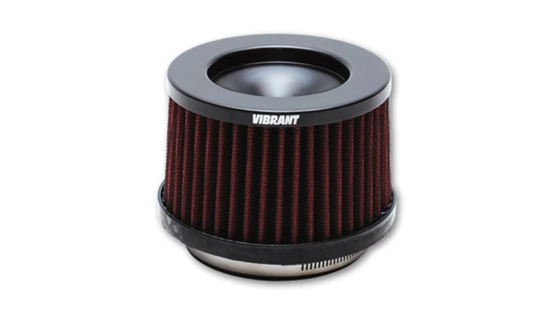 Vibrant The Classic Perf Air Filter 4.75in O.D. Cone x 3-5/8in Tall x 4in inlet I.D. Turbo Outlets - Image 2
