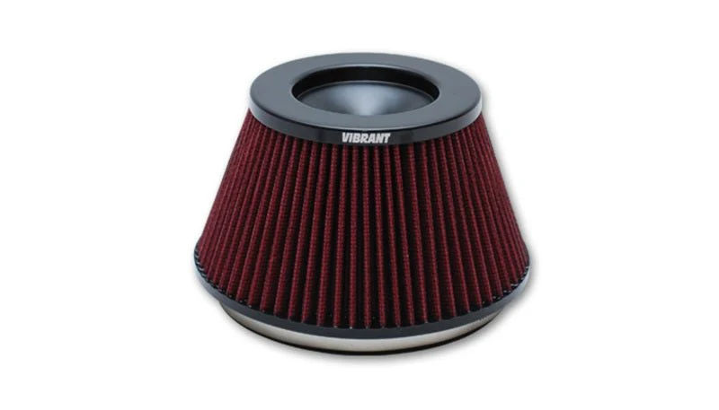 Vibrant The Classic Perf Air Filter 5in OD Conex3-5/8in Tallx6in ID Bellmouth VelocityStack10950-52 - Image 2