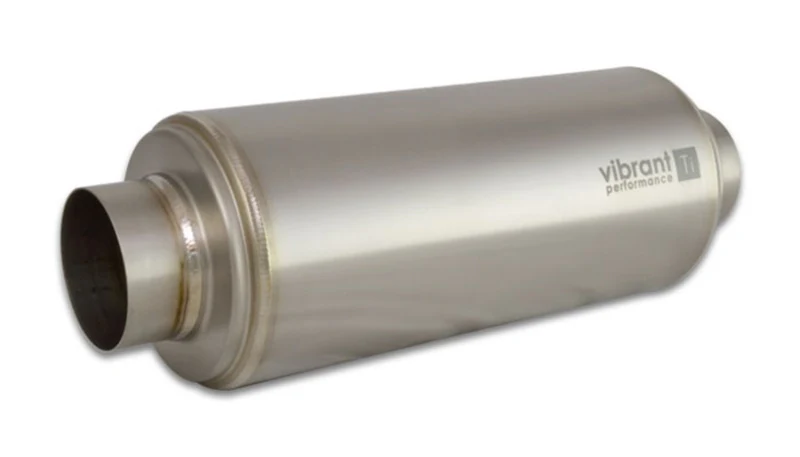 Vibrant Titanium Resonator 2.5in. Inlet / 2.5in. Outlet x 16in. Long - Image 2