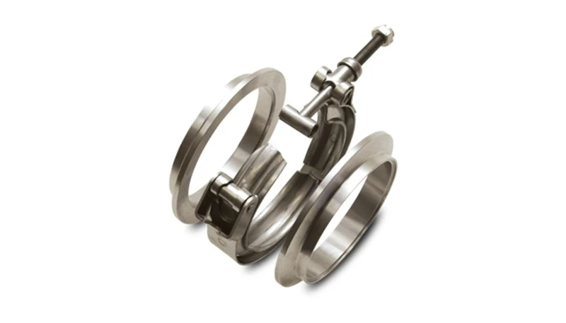 Vibrant Titanium V-Band Flange Assembly for 4in OD Tubing - Image 3