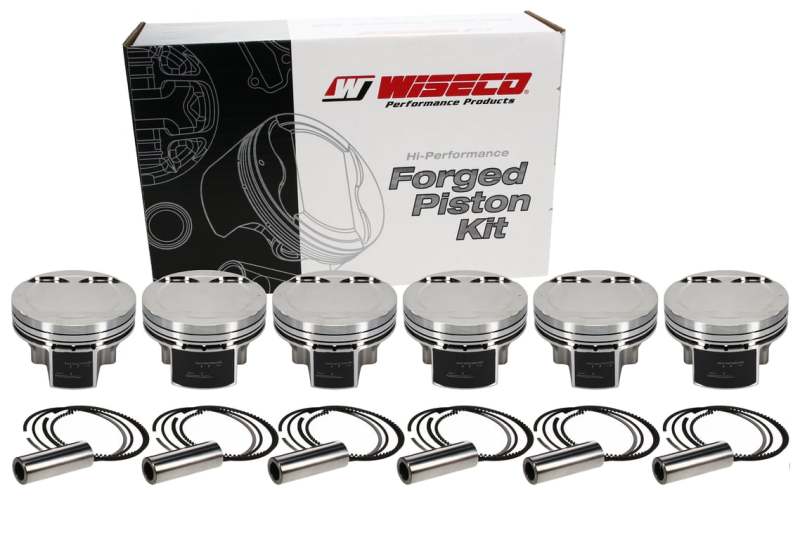 Wiseco Nissan VR38DETT 3.8L 95.58mm Bore 1.232inch CH -6.3 Dome Dish 9.5:1 Stroker Max HD Piston Kit - Image 6
