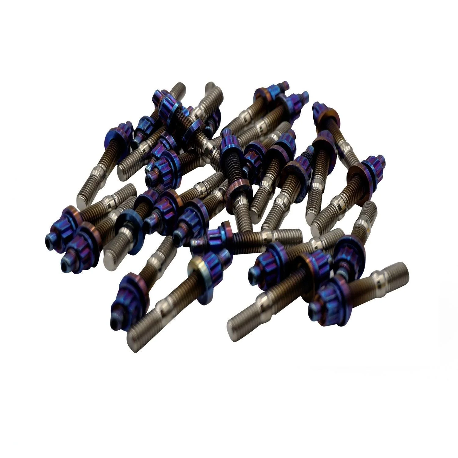 BLOX Racing XTREME Titanium Intake/Exhaust Manifold Studs - Raw and Burnt - Image 4